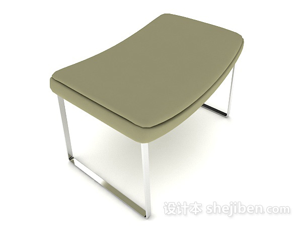 设计本简单休闲凳3d模型下载