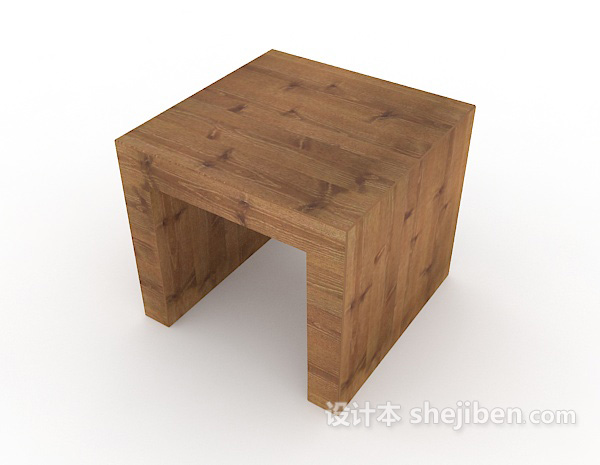 设计本简单板凳3d模型下载