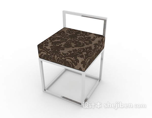 免费简单大方吧台椅3d模型下载