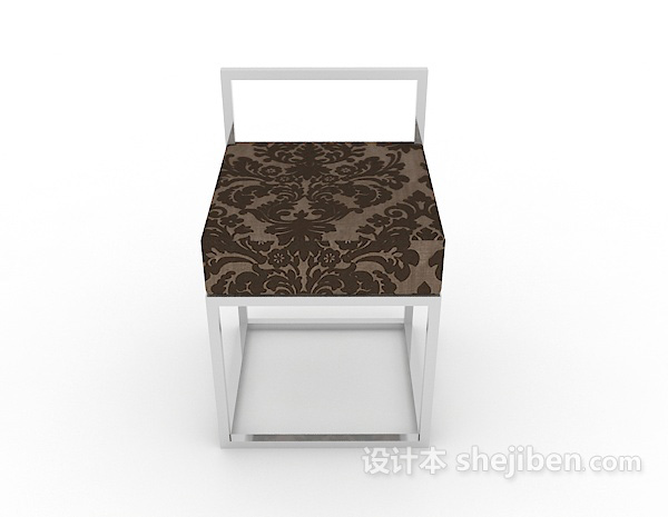 现代风格简单大方吧台椅3d模型下载