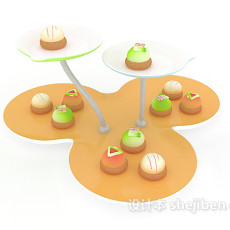 甜点蛋糕3d模型下载