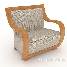 现代简单居家椅3d模型下载