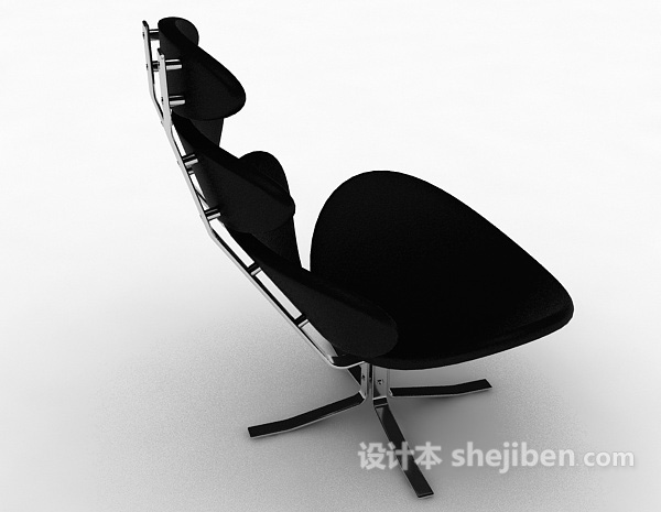 设计本个性休闲躺椅3d模型下载