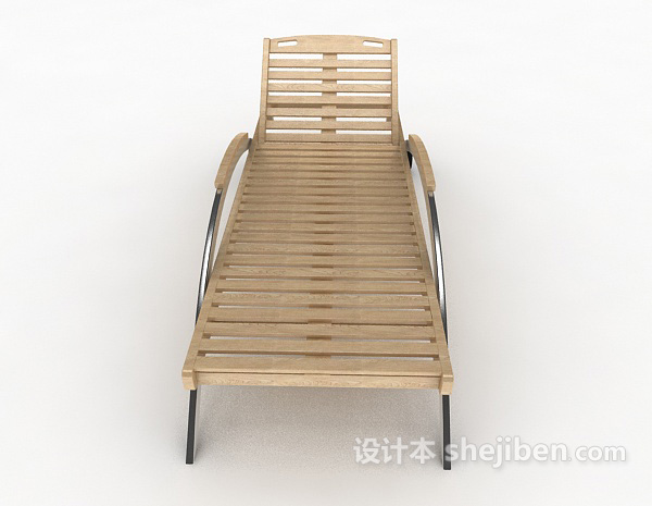 现代风格现代沙滩躺椅3d模型下载