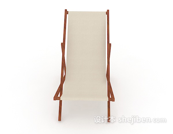 现代风格沙滩椅3d模型下载