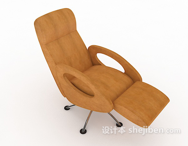 现代棕色休闲椅凳