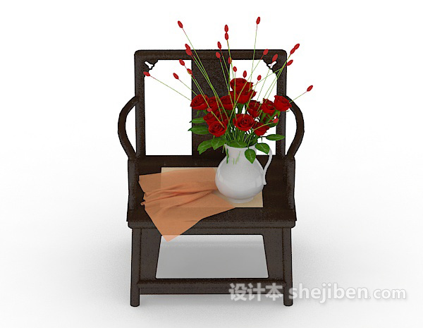 中式风格传统中式风格家居椅3d模型下载