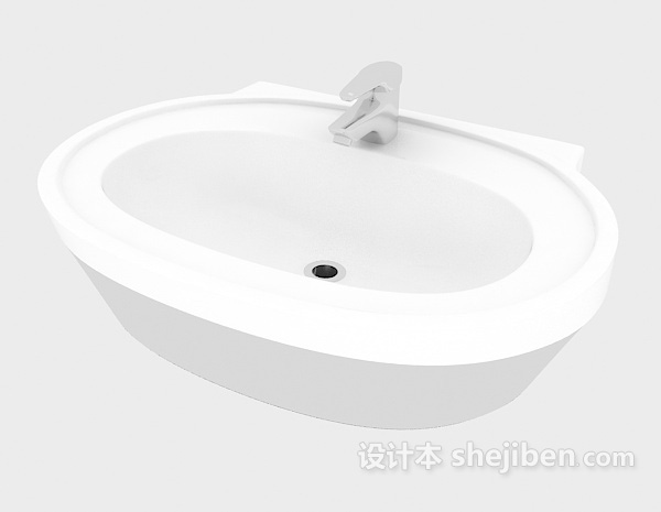 免费家居浴室洗手池3d模型下载