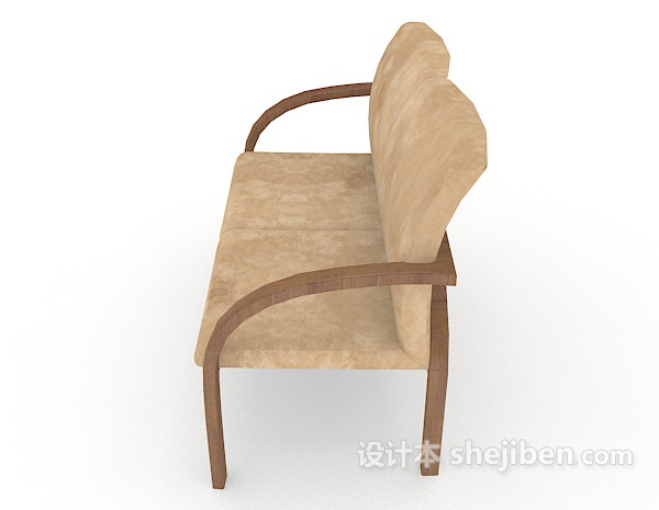 设计本现代简约木质家居椅3d模型下载