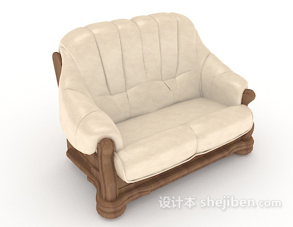 欧式居家高档单人沙发3d模型下载