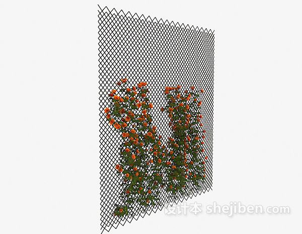 免费庭院植物花卉3d模型下载