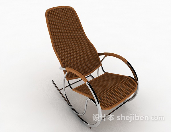 免费现代简约摇椅3d模型下载