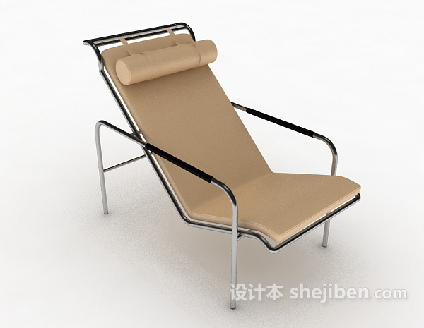 休闲躺椅子3d模型下载