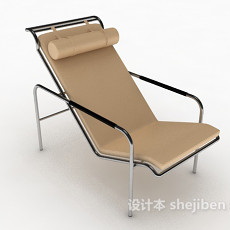 休闲躺椅子3d模型下载