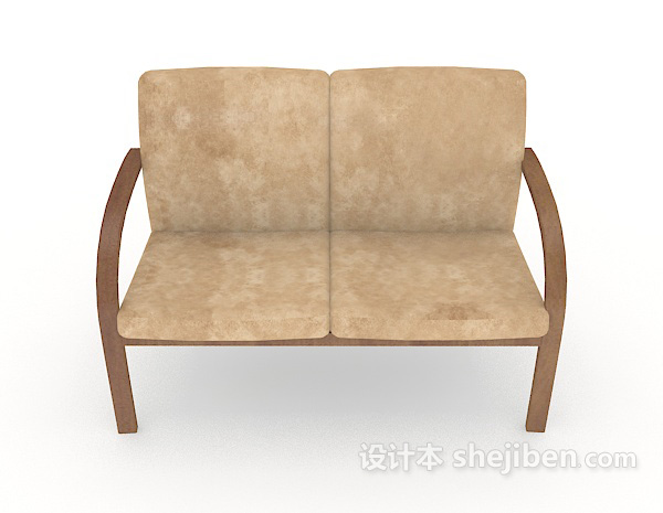 现代风格现代简约木质家居椅3d模型下载