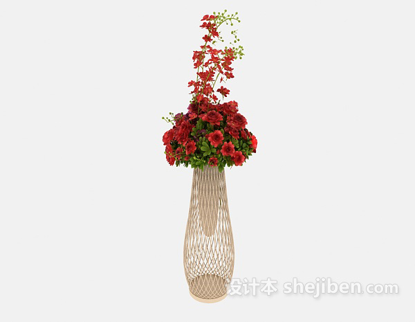 居家装饰花瓶3d模型下载