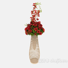 居家装饰花瓶3d模型下载