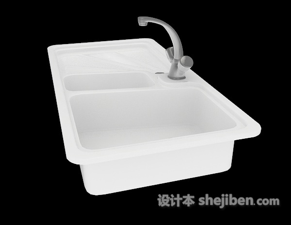 免费洗碗池3d模型下载