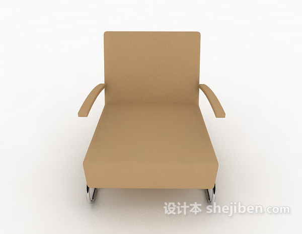 现代风格简单居家休闲椅3d模型下载