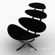 个性休闲躺椅3d模型下载