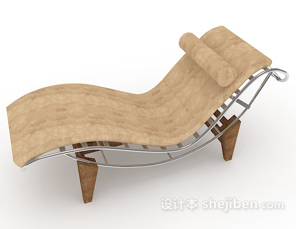 免费简约大方休闲椅3d模型下载
