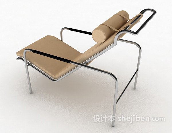 设计本休闲躺椅子3d模型下载