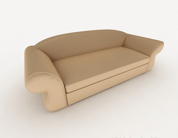 免费家居简单沙发3d模型下载