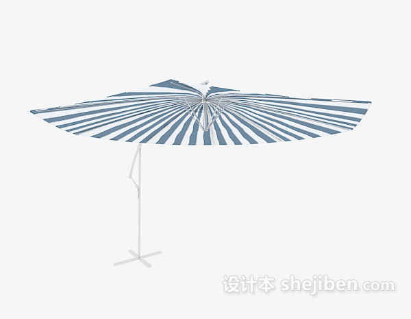 免费遮阳沙滩伞3d模型下载