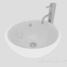 洗手池、洗脸池3d模型下载