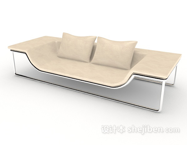 免费个性简约长休闲椅子3d模型下载