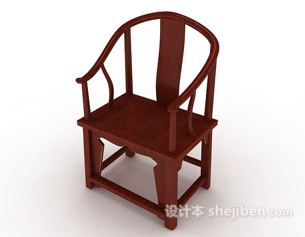 免费新中式家居家居椅3d模型下载