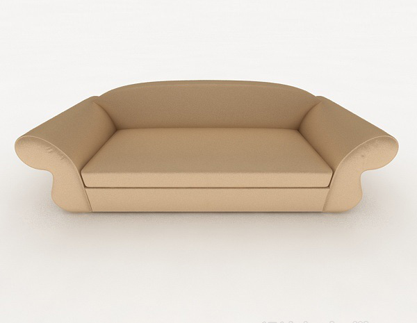 现代风格家居简单沙发3d模型下载