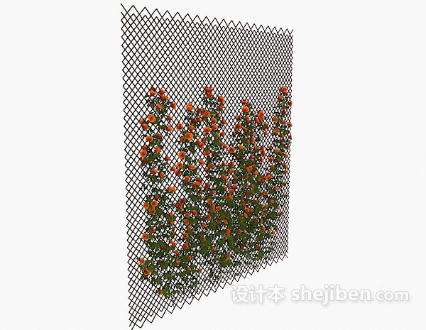 设计本常见花卉3d模型下载