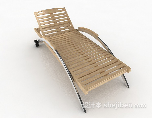 设计本现代沙滩躺椅3d模型下载