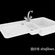 洗碗池3d模型下载