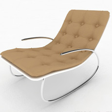 简单休闲椅3d模型下载