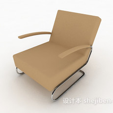 简单居家休闲椅3d模型下载