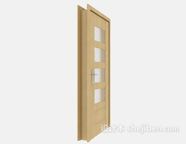 设计本简单家居房门3d模型下载