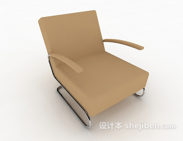 免费简单居家休闲椅3d模型下载