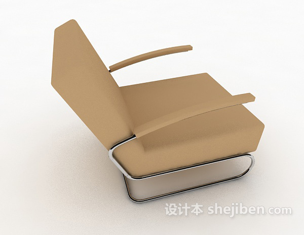 设计本简单居家休闲椅3d模型下载