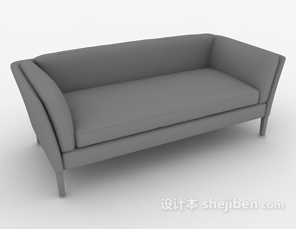 常见型家居多人沙发3d模型下载