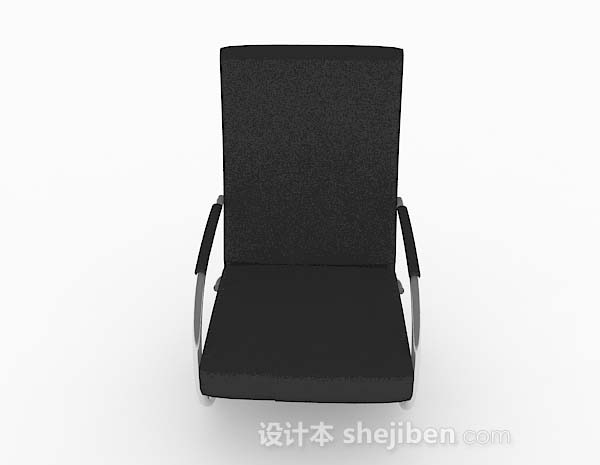 黑色椅子3d模型下载
