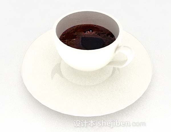 设计本咖啡杯具3d模型下载