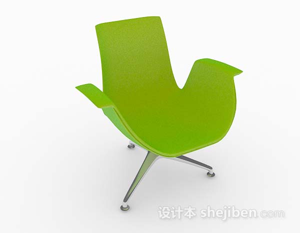 绿色简约现代休闲椅