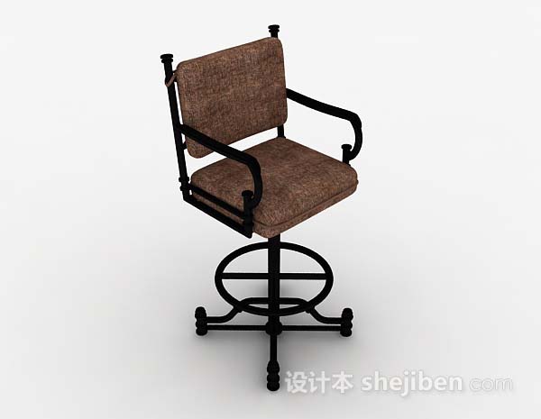 欧式复古铁艺休闲椅子