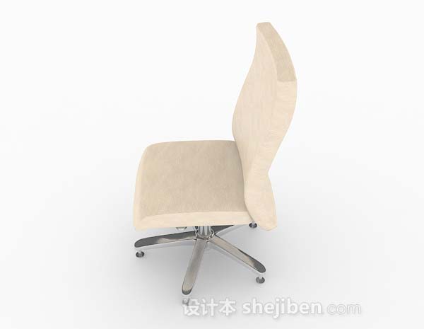 免费现代休闲黄色椅子3d模型下载