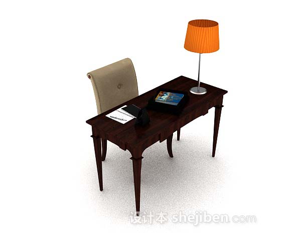 木质书桌椅