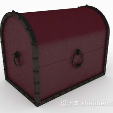 紫色宝箱3d模型下载