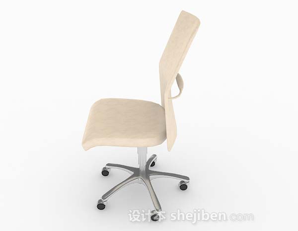 免费现代黄色休闲椅3d模型下载