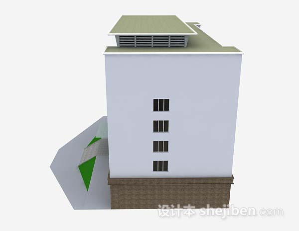 设计本现代大厦3d模型下载